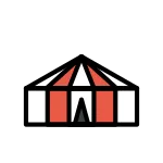 Circus Tent SVG Icon